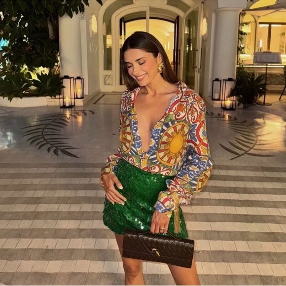 Zara sequin mini skirt - Picture 10 of 10